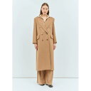Max Mara 【 Double-Breasted Camel Coat Women 】 camel キャメル レディースファッション コート ジャケット レ...