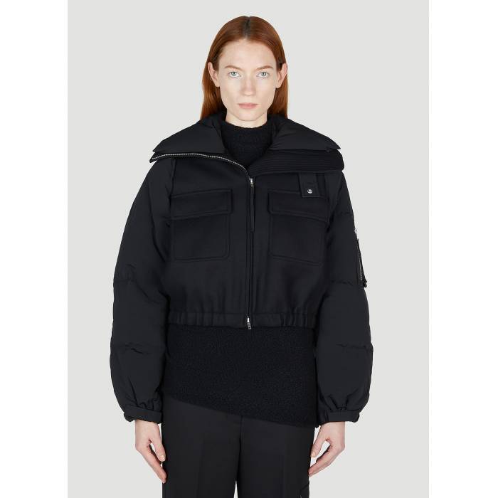 ヘルムートラング Helmut Lang 【 Hybrid Bomber Jacket Women Blk 】 Hybrid ハイブリッド Jacket ジャケット レディースファッション コート ジャケット レディース(4)