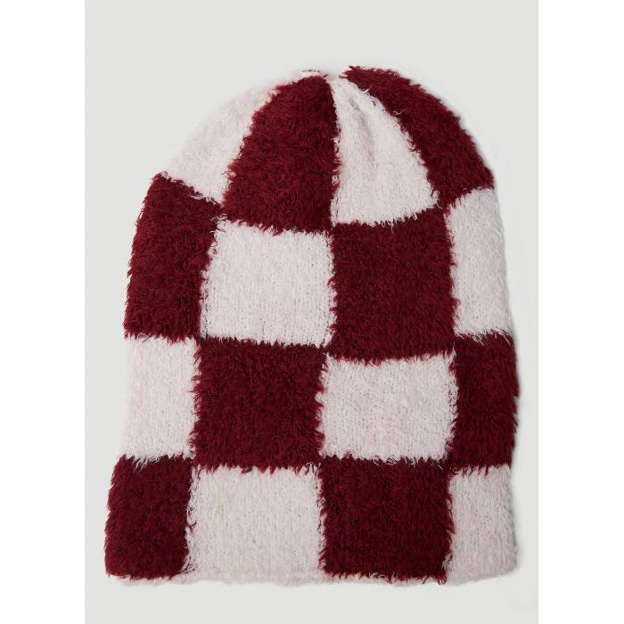 The Elder Statesman 【 Mohawk Slouchy Check Beanie Men 】 キャップ 帽子 バッグ 小物 ブランド雑貨 帽子...