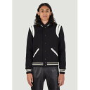 サンローラン Saint Laurent 【 Teddy Varsity Bomber Jacket Men 】 Jacket ジャケット メンズファッション ...