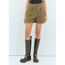 Max Mara 【 Pied De Poule Jersey Shorts Women 】 ジャージ ショーツ レディースファッション ボトムス パンツ レデ...