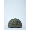 ガニー Ganni 【 Logo Motif Baseball Cap Women Gry 】 ロゴ ベースボール キャップ 帽子 バッグ 小物 ブランド雑貨 帽子 レディース帽子 キャップ レディース