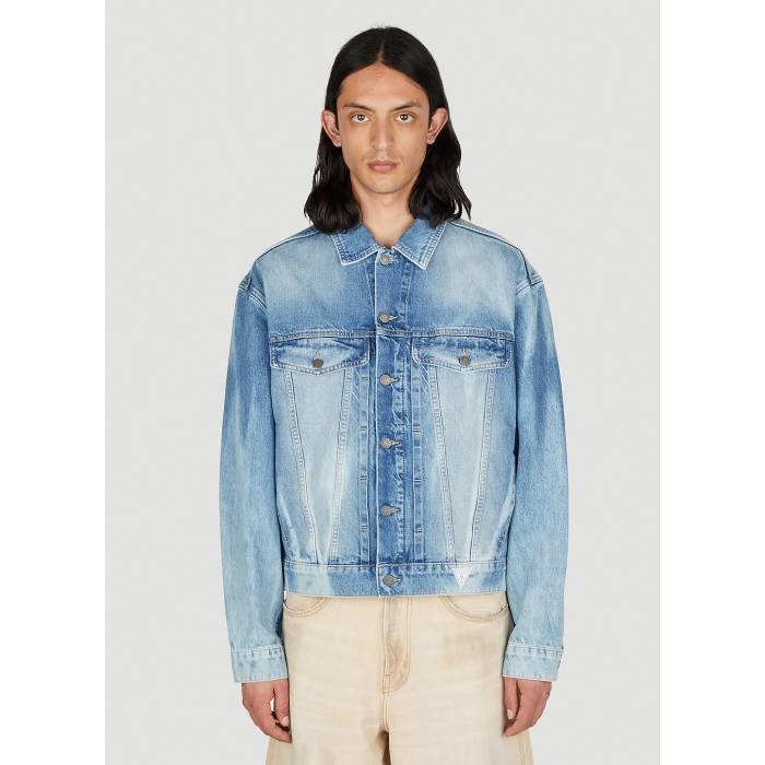 Guess Usa 【 Vintage Denim Jacket Men Blu 】 vintage ビンテージ・ヴィンテージ デニム Jacket ジャケット メンズファッション コート ジャケット メンズ