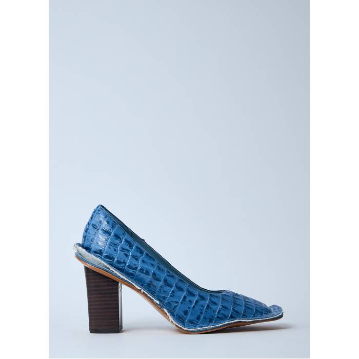 Martine Rose X Clarks 【 Cur Heels Women Blu 】 靴 レディース靴 ミュール レディース