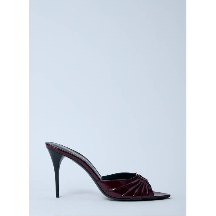 サンローラン Saint Laurent 【 Babylone Heeled Mules Women Bur 】 靴 レディース靴 ミュール レディース