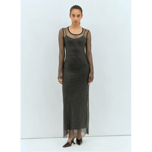スポーツマックス Sportmax 【 Rhinestone Tulle Maxi Dress Women Blk 】 ドレス レディースファッション ドレス レディース スポーツマックス Sportmax 【 Rhinestone Tulle Maxi Dress Women Blk 】 ドレス レディースファッション ドレス レディース