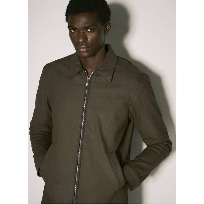 リックオウエンス Rick Owens 【 Brad Denim Jacket Men Brn 】 デニム Jacket ジャケット メンズファッション コート ジャケット メンズ