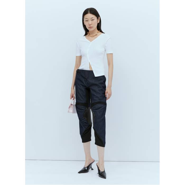 Coperni 【 Denim Racing Pants Women Blu 】 デニム レディースファッション ボトムス パンツ レディ..