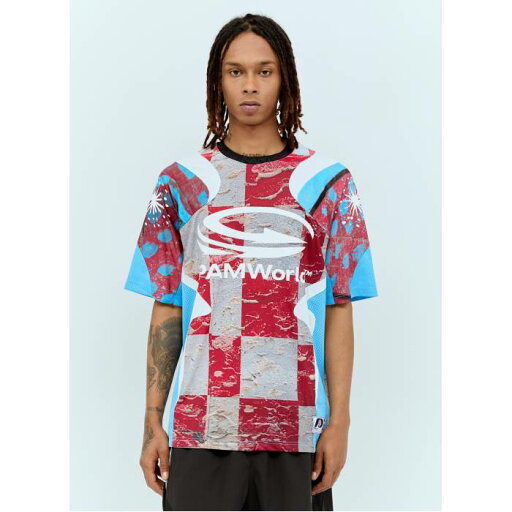 P.a.m. 【 Stargate Football Jersey Women Blu 】 フットボール ジャージ レディースファッション トップス Tシャツ カットソー レディース P.a.m. 【 Stargate Football Jersey Women Blu 】 フットボール ジャージ レディースファッション トップス Tシャツ カットソー レディース