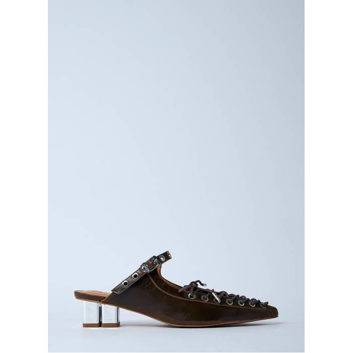ガニー Ganni 【 Eyelet Mules Women Oli 】 靴 レディース靴 ミュール レディース