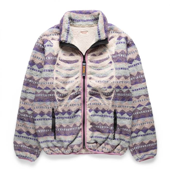 Kapital  Ashland Stripe & Bone Fleece Zip Blouson Mens  Stripe ȥ饤...