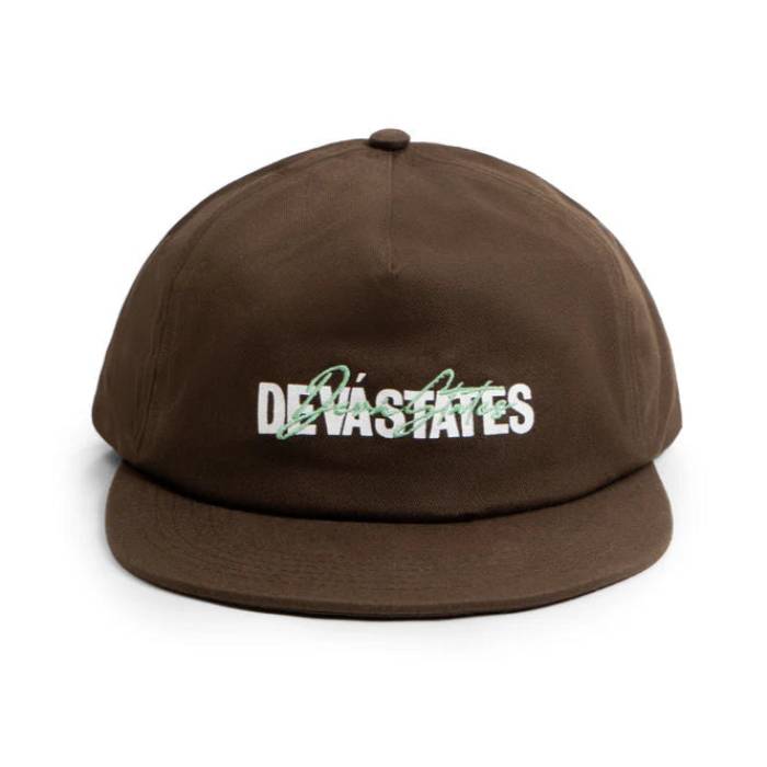 Deva States 【 Overlay Snapback Cap Mens Chocolate 】 Snapback スナップバック バッグ キャップ 帽子 バッグ 小物 ブランド雑貨 帽子 メンズ帽子 キャップ メンズ