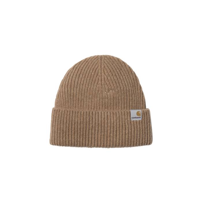 カーハート ダブリューアイピー Carhartt Wip 【 Gabe Beanie Peanut Unisex Light Brown 】 キャップ ..