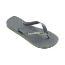 ハワイアナス Havaianas 【 Brasil Steel Grey Men Grey 】 Steel スティール 灰色 グレー 靴 メンズ靴 サンダル ビ...