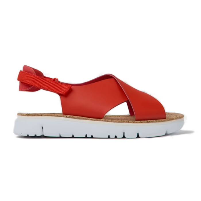 cosan】カンペール パンプス フラットシューズ 赤 レッド 楽天