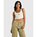 ルーカ Rvca 【 Womens Old West Scooped Tank Top Womens Natural 】 レディース タンクトップ レディースファッション トップス タンクトップ レディース ナチュラル