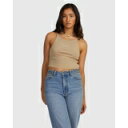 ルーカ Rvca 【 Womens Haru Slide Tank Top Womens Khaki 】 レディース Slide サンダル タンクトップ レディースファッション トップス タンクトップ レディース カーキ