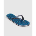 Kustom 【 Mens Noodle Marle Thongs Mens Blue Black 】 メンズ 靴 メンズ靴 サンダル ビーチサンダル メンズ ...