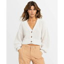 ロキシー Roxy 【 Womens Sundaze Washed Cardigan Womens Egret 】 レディース カーディガン レディースファッシ...