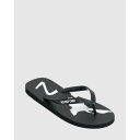 Kustom 【 Mens Wide Blend Thongs Mens Black White 】 メンズ 靴 メンズ靴 サンダル ビーチサンダル メンズ 黒...