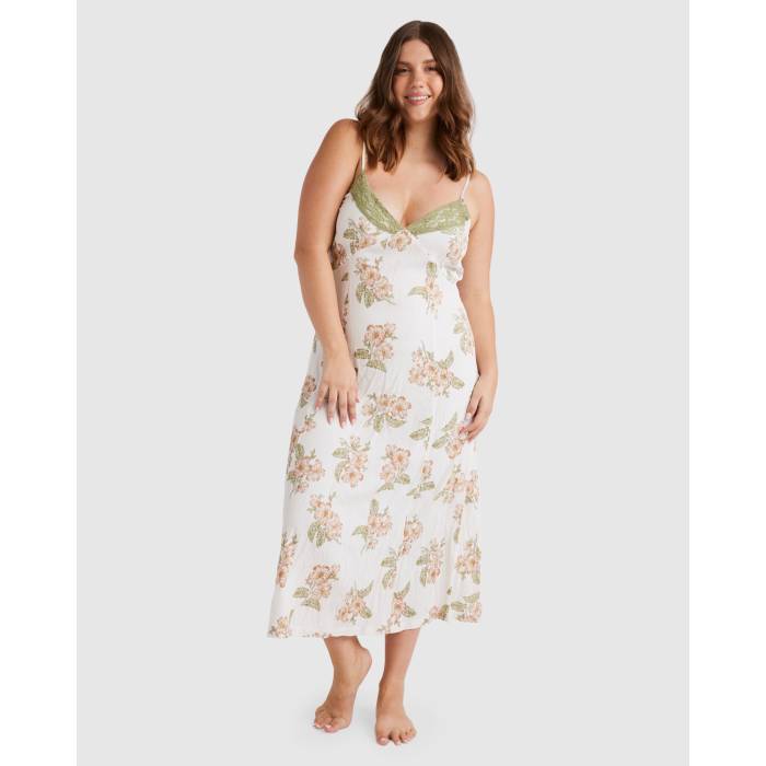 ビラボン Billabong 【 Womens Paraiso Midi Dress Womens White Cap 】 レディース ドレス レディースファッション ドレス レディース 白色 ホワイト キャップ 帽子