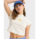 ロキシー Roxy 【 Womens Pointelle Baby T-Shirt Womens Egret 】 レディース Tシャツ レディースファッション トップス タンクトップ レディース(4)
