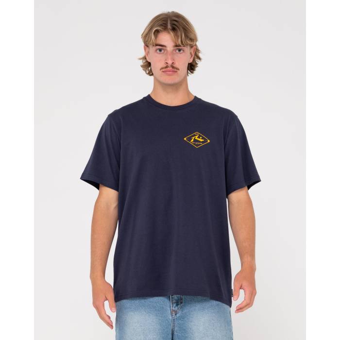 饹ƥ Rusty  Mens Wull Wolume T-Shirt Mens Navy Blue   T 󥺥ե...