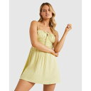 ビラボン Billabong 【 Womens High Noon Mini Dress Womens Lime Zest 】 レディース ハイ ドレス レディースファッション ドレス レディース ライム(4)