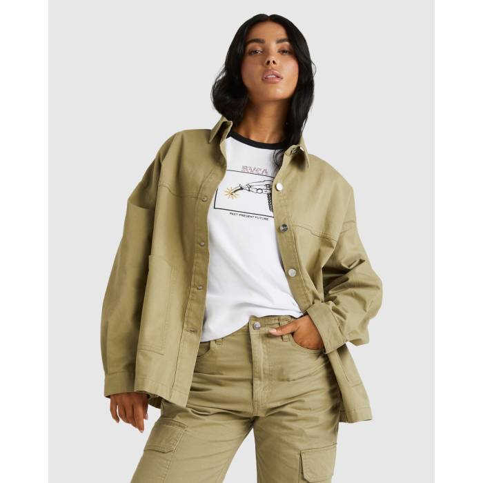 ルーカ Rvca 【 Womens Rangers Casual Jacket Womens Herb 】 レディース レンジャース カジュアル Ja..