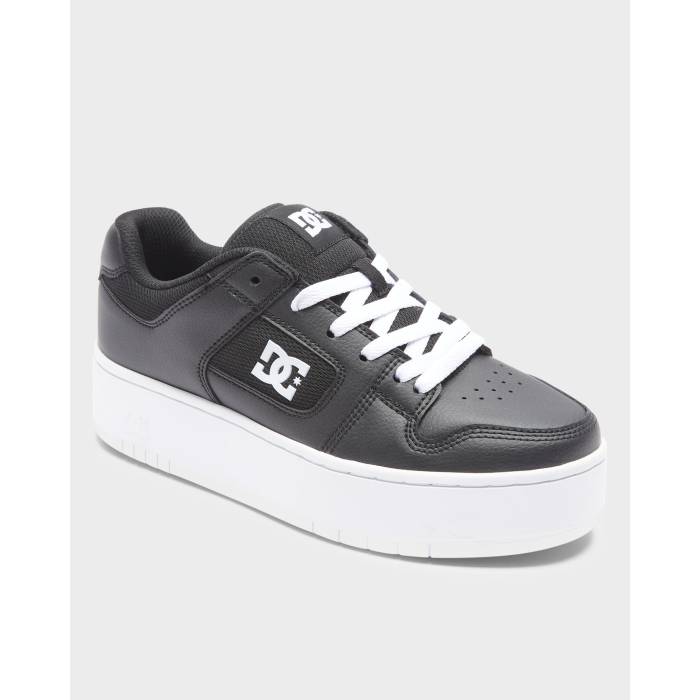ディーシー シューズ Dc Shoes 【 Womens Manteca 4 Platform Shoes Womens Black/White 】 レディース マンテカ シューズ 運動靴 靴 レディース靴 スニーカー レディース 黒色 ブラック 白色 ホワイト