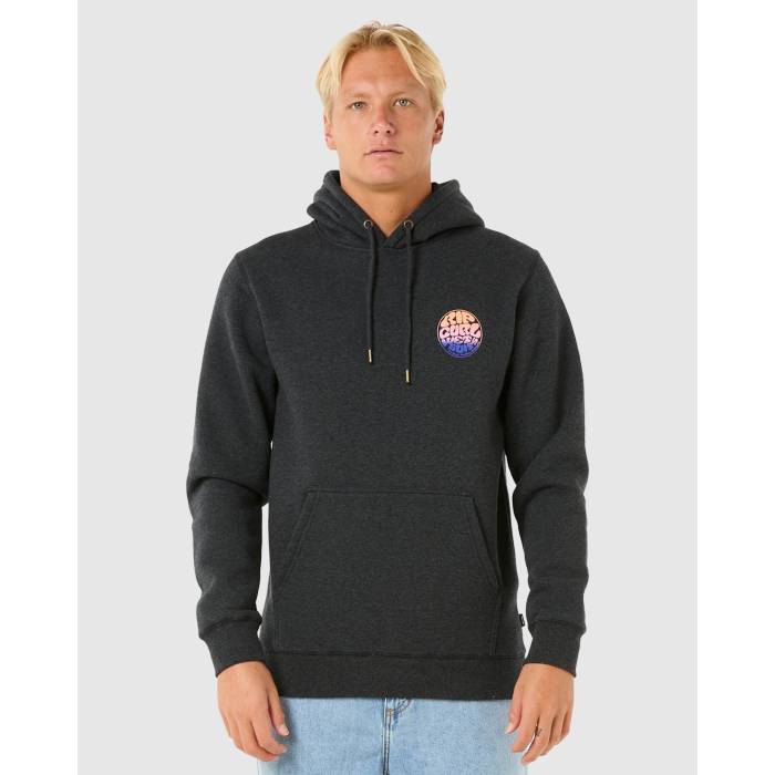 リップカール Rip Curl 【 Mens Wetsuit Icon Hoodie Mens Black Marle 】 メンズ アイコン フーディー..