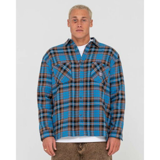 ラスティ Rusty 【 Mens Neon Dreams R2K Long Sleeve Shirt Mens Marazine Blue 】 メンズ Sleeve スリーブ メンズファッション トップス カジュアルシャツ メンズ 青色 ブルー ラスティ Rusty 【 Mens Neon Dreams R2K Long Sleeve Shirt Mens Marazine Blue 】 メンズ Sleeve スリーブ メンズファッション トップス カジュアルシャツ メンズ 青色 ブルー
