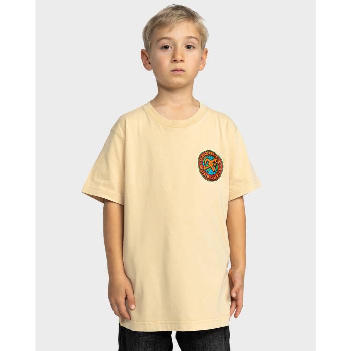 楽天スニケスディーシー シューズ Dc Shoes 【 Boys 8-16 Spinner T-Shirt Boys Rattan Acid Wash 】 Tシャツ キッズ ベビー マタニティ キッズファッション トップス Tシャツ カットソー ジュニア キッズ