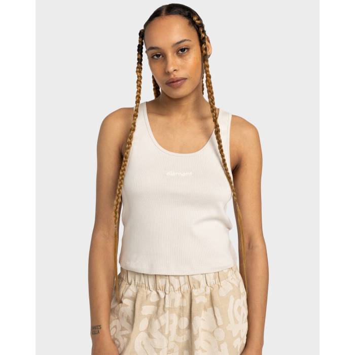  Element  Womens Yarnhill Crop Top Womens Oat Milk  ǥ Crop ...