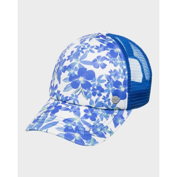  Roxy  Womens Beautiful Morning Cap Womens Egret Artsy Floral  ...