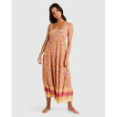 ビラボン Billabong 【 Womens Sweet Mystic Shine Midi Dress Womens Pale Yellow 】 レディース ドレス レディースファッション ドレス レディース yellow 黄色・イエロー(4)