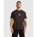ルーカ Rvca 【 Mens Va Torn T-Shirt Mens Chocolate Torte 】 メンズ Tシャツ メンズファッション トップス Tシャツ カットソー メンズ