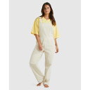ビラボン Billabong 【 Womens So Stoked Overalls Womens Whitecap 】 レディース レディースファッション オールインワン サロペット レディース(4)