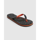 Kustom 【 Mens Noodle Marle Thongs Mens Black Orange 】 メンズ 靴 メンズ靴 サンダル ビーチサンダル メン...