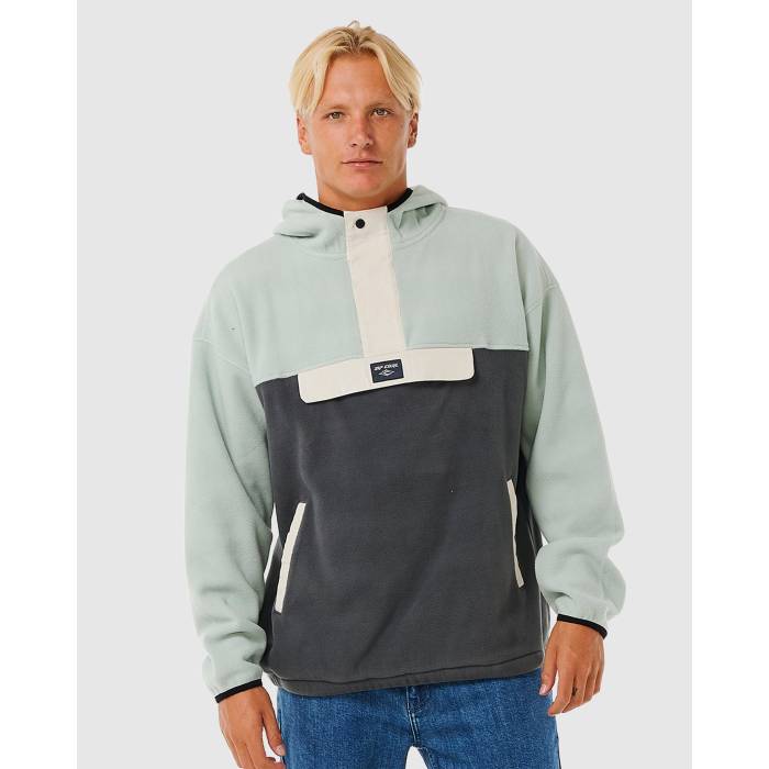 リップカール Rip Curl 【 Mens Beacon Polar Fleece Hoodie Mens Mint 】 メンズ ポーラー フリース ..