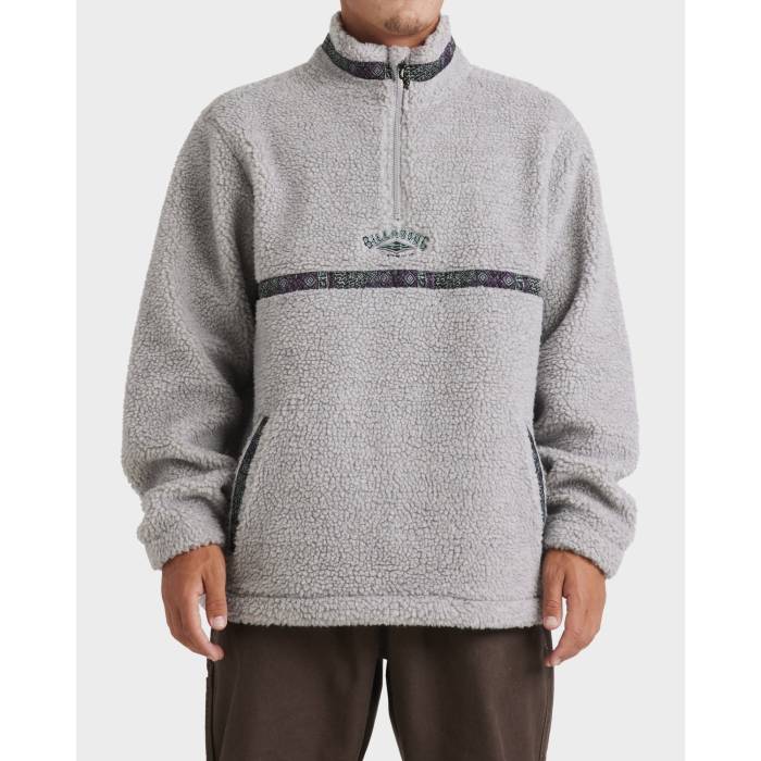 ӥܥ Billabong  Mens Boundary Tombstone Fleece Jumper Mens Oatmeal He...