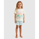 ビラボン Billabong 【 Girls 0-5 Sunshine Love T-Shirt Girls Salt Crystal 】 Tシャツ キッズ ベビー マタニティ キッズファッション トップス Tシャツ カットソー ジュニア キッズ