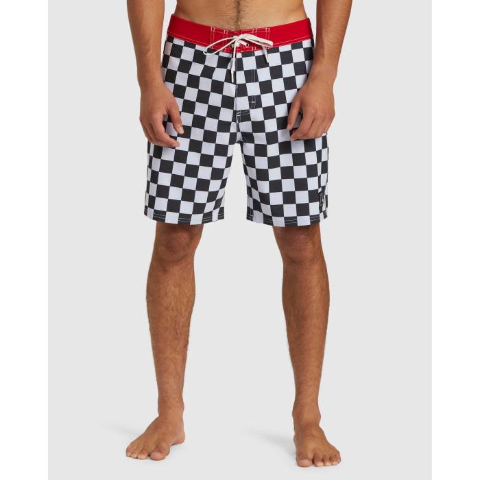 クイックシルバー Quiksilver 【 Mens Original Straight 18" Boardshorts Mens Black 】 メンズ メンズファッション 水着 メンズ 黒色 ブラック