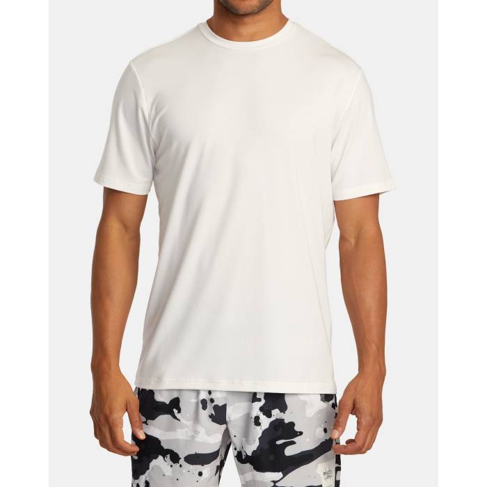 ルーカ Rvca 【 Mens Stash Balance T-Shirt Mens Off White 】 メンズ Tシャツ メンズファッション トップス Tシャツ カットソー メンズ 白色 ホワイト