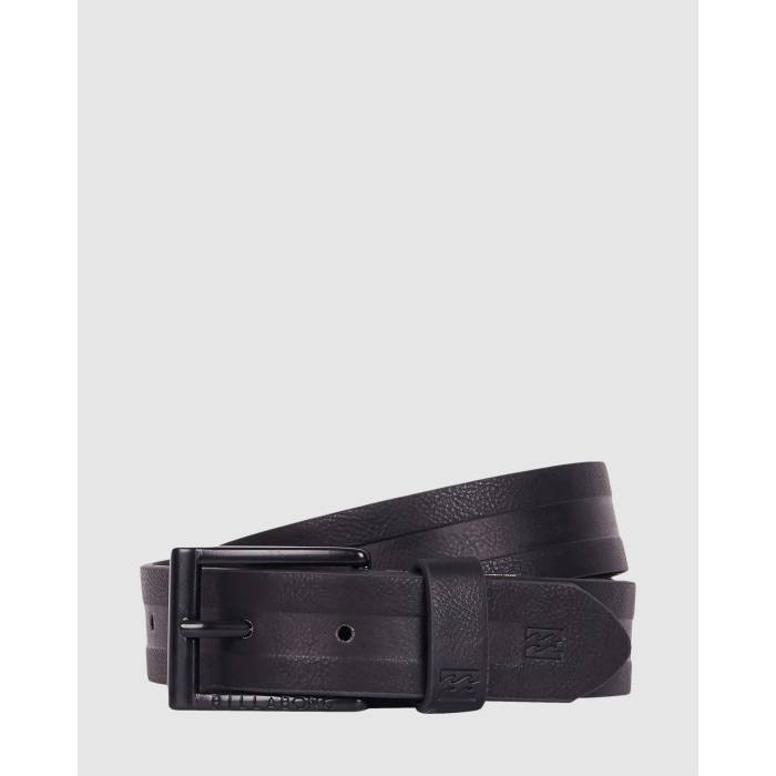 ӥܥ Billabong  Mens Barrel Leather Belt Mens Black   쥶 ٥ Хå...