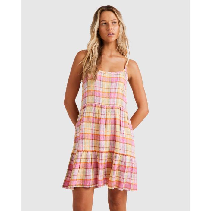 ビラボン Billabong 【 Womens Darlin Check Mini Dress Womens Multi 】 レディース ドレス レディースファッション ドレス レディース