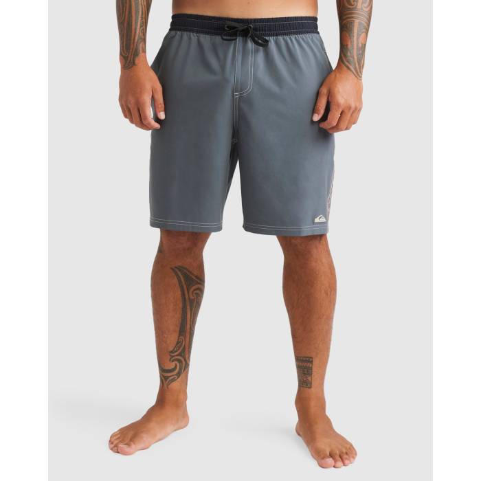 クイックシルバー Quiksilver 【 Mens Pu Tawhiro Volley 20" Swim Shorts Mens Iron Gate 】 メンズ ショーツ メンズファッション 水着 メンズ