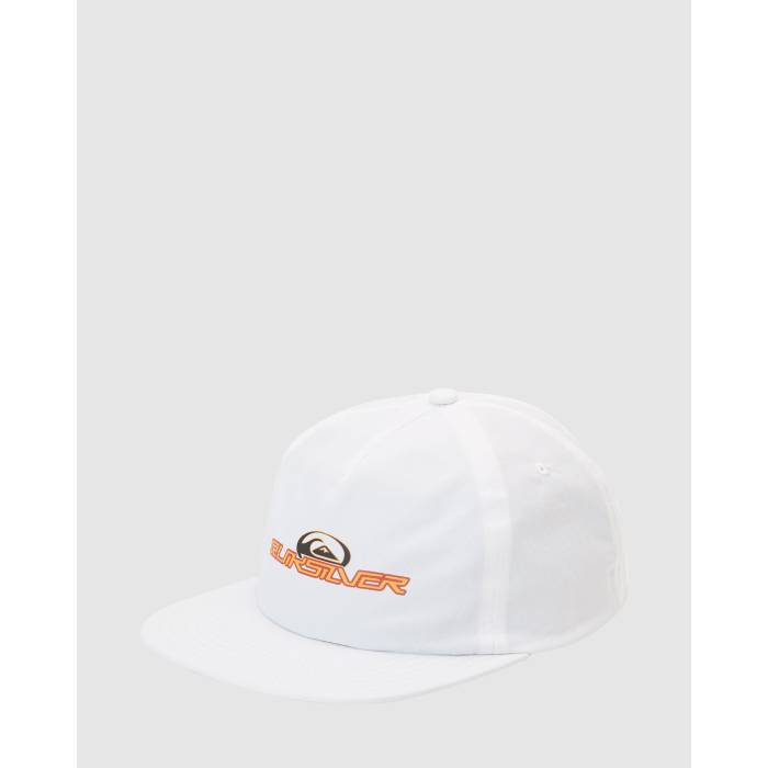 楽天スニケスクイックシルバー Quiksilver 【 Mens Style Plye Snapback Cap Mens White 】 メンズ Snapback スナップバック バッグ キャップ 帽子 バッグ 小物 ブランド雑貨 帽子 メンズ帽子 キャップ メンズ 白色 ホワイ
