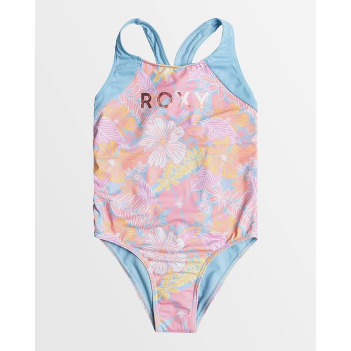ロキシー Roxy 【 Girls 8-16 Hidden Garden One Piece Swimsuit Girls Candlelightpeach Hidden Garden 】 水着 キッズ ベビー マタニティ キッズファッション 水着 ジュニア キッズ