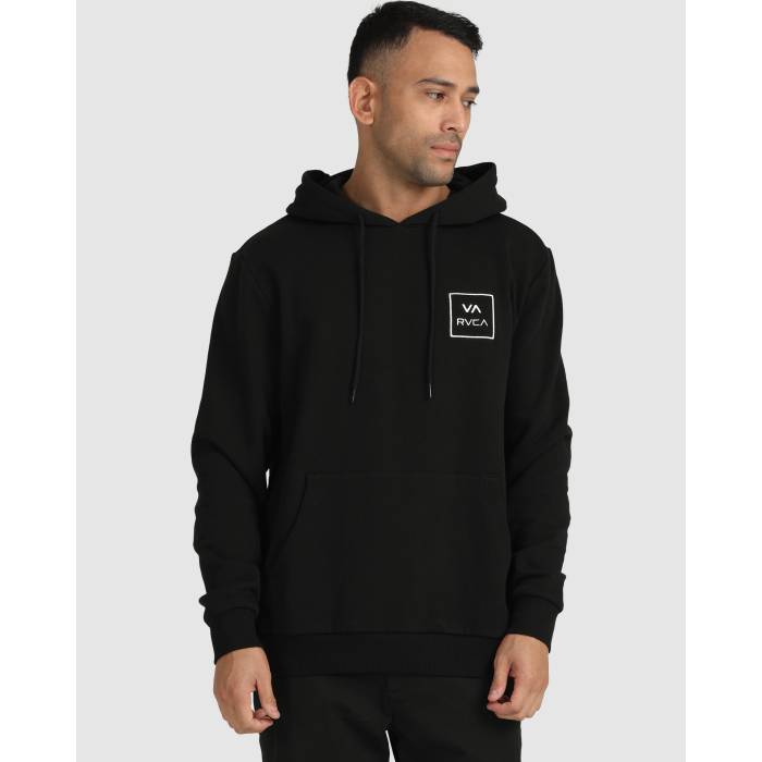 롼 Rvca  Mens Rcva All The Ways Pullover Hoodie Mens Black   ա...